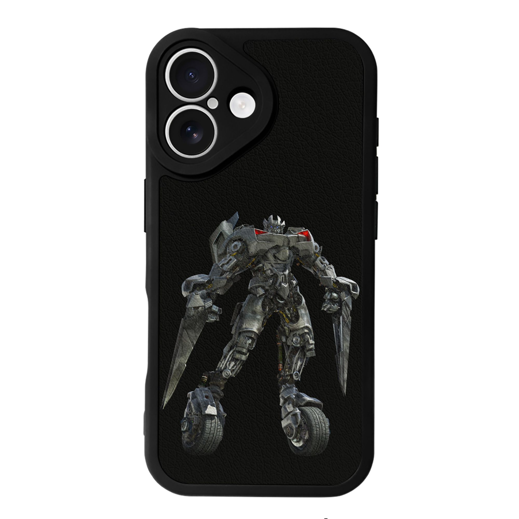 （画像用） Transformers トランスフォーマー 【iPhone 16シリーズ対応】シリコンスマホケース（レザー調） 材質：シリコン